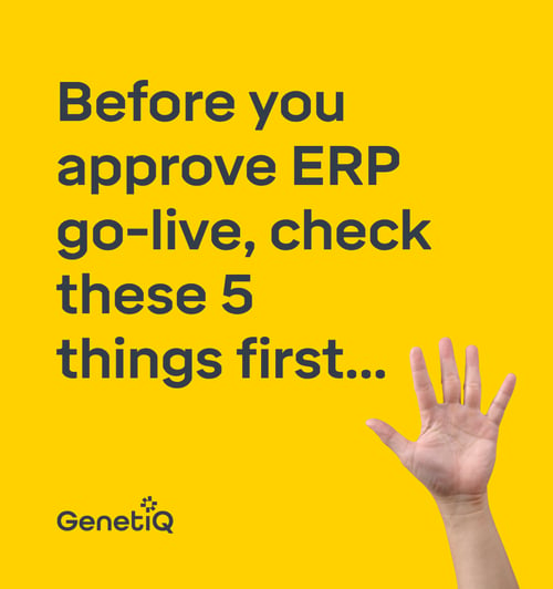 5. A smoother go-live starts long before go-live. (5)