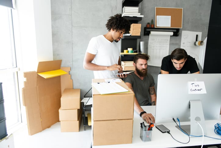 colleagues having a discussion