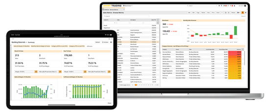 GenetiQ ERP Laptop and iPad